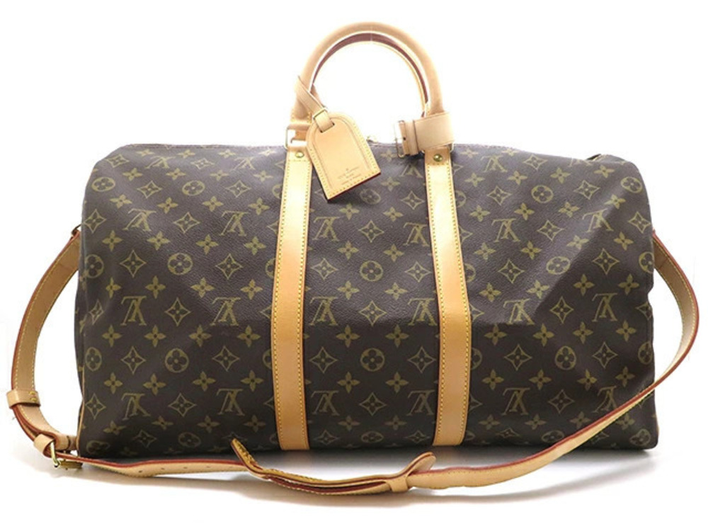 LOUIS VUITTON Keepall Bandouliere Boston Bag Monogram